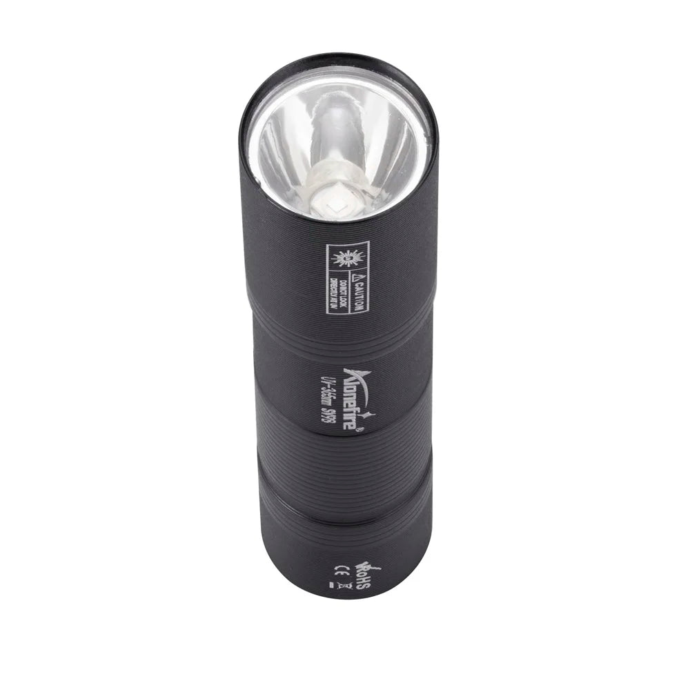 Mini 365nm UV Flashlight USB Rechargeable | Ultraviolet Nail Lamp Torch for Pet Urine lifestyle view
