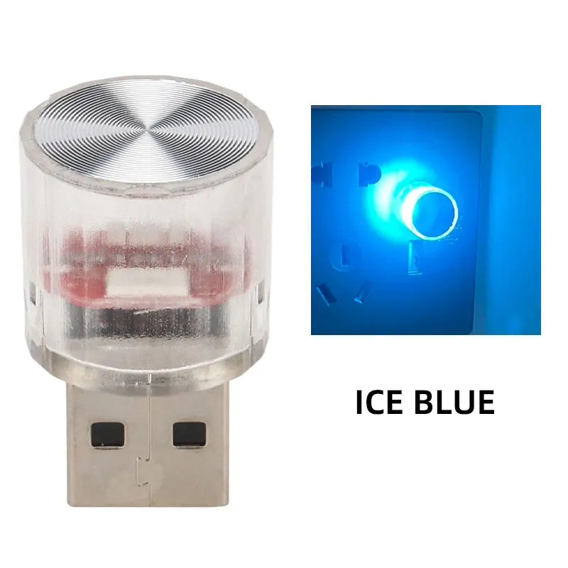 Mini USB RGB Night Light | Interior Ambient LED Decorative Lamp detail view