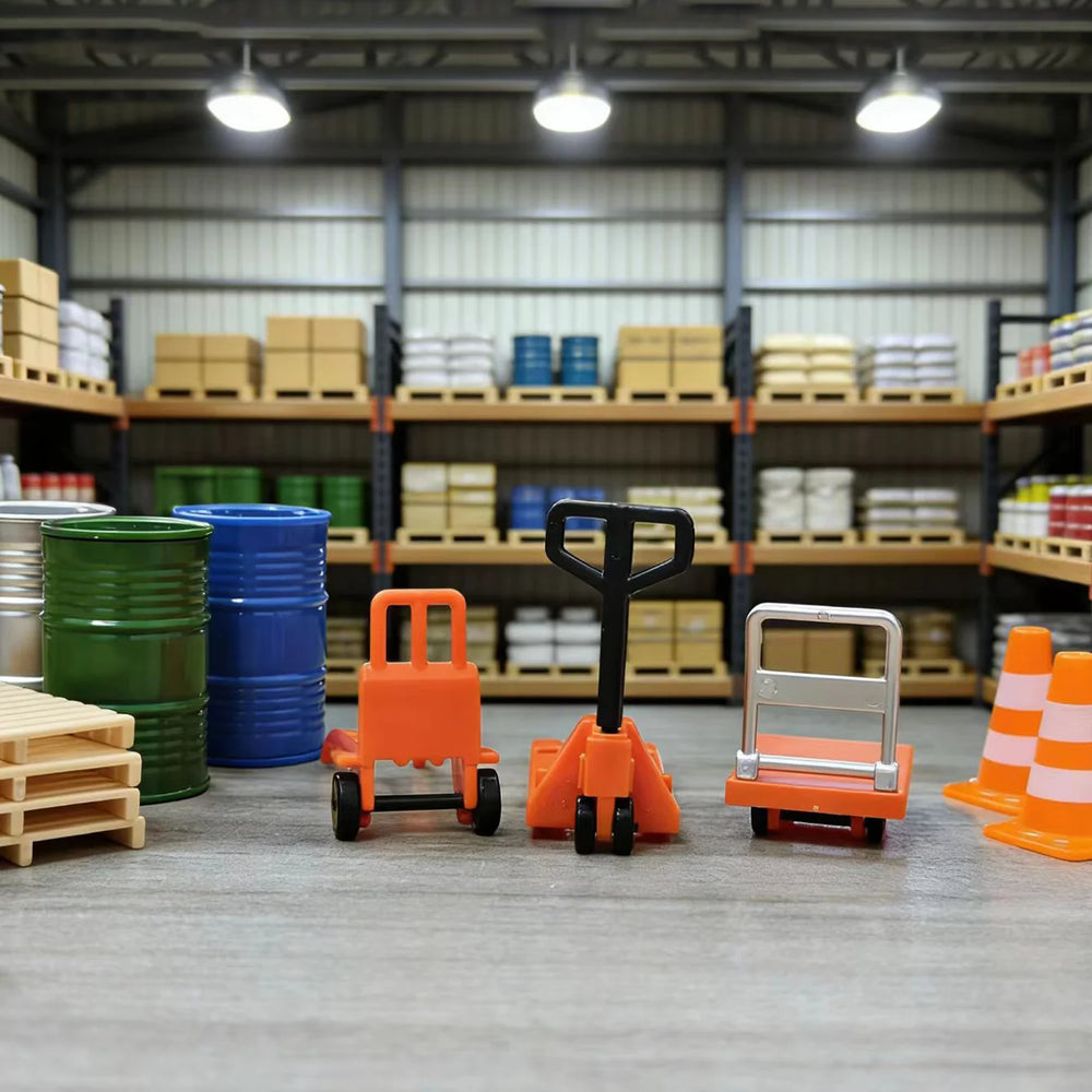 12 pcs Miniature Logistics Scene Accessories alternate view