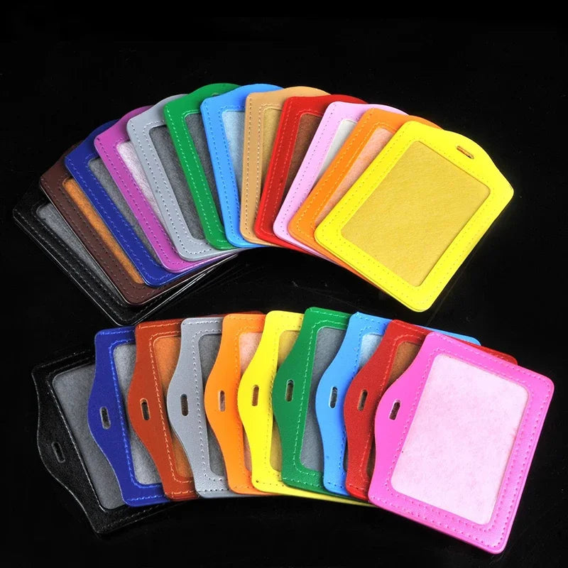 Leather Card Holder | Slim Credit Card Case for Men Women Kids