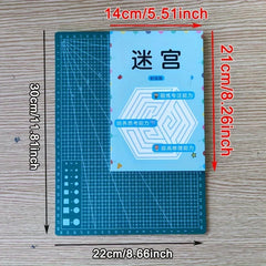 1 Pcs Children Concentration Maze Training Book Student Thinking Development Toy Attenti detail view