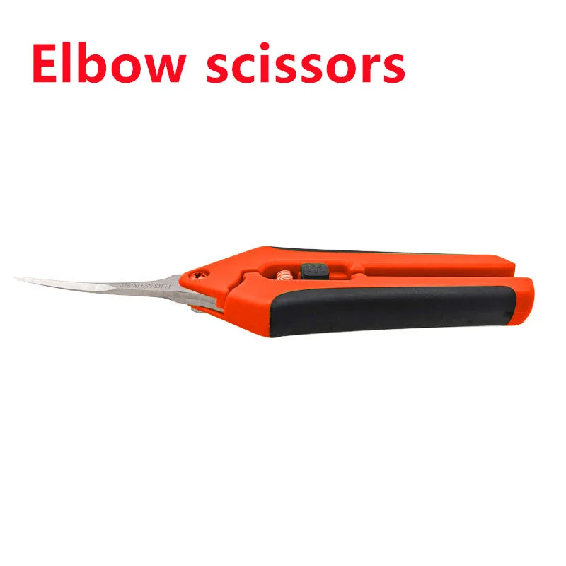 6.5 Inch Gardening Scissors Hand Pruner | Pruning Shears with Stainless Steel Blades close-up view