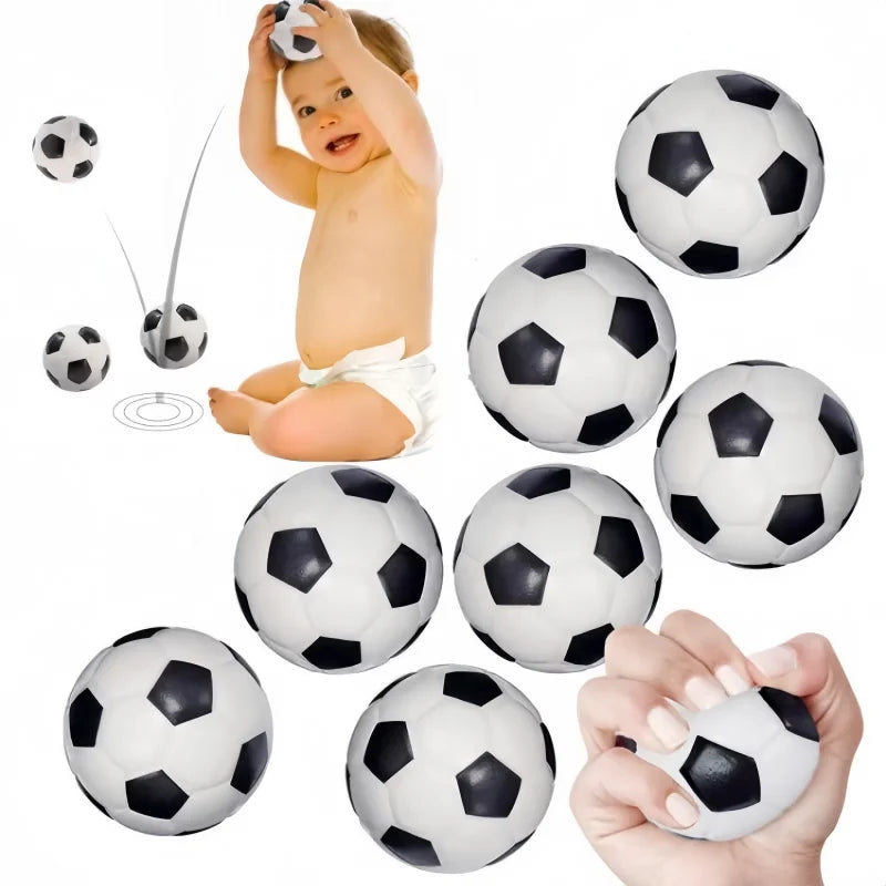 2Pcs Foam Sponge Decompression Vent Stress Balls Soccer Anti Stress Relaxation Mini S alternate view