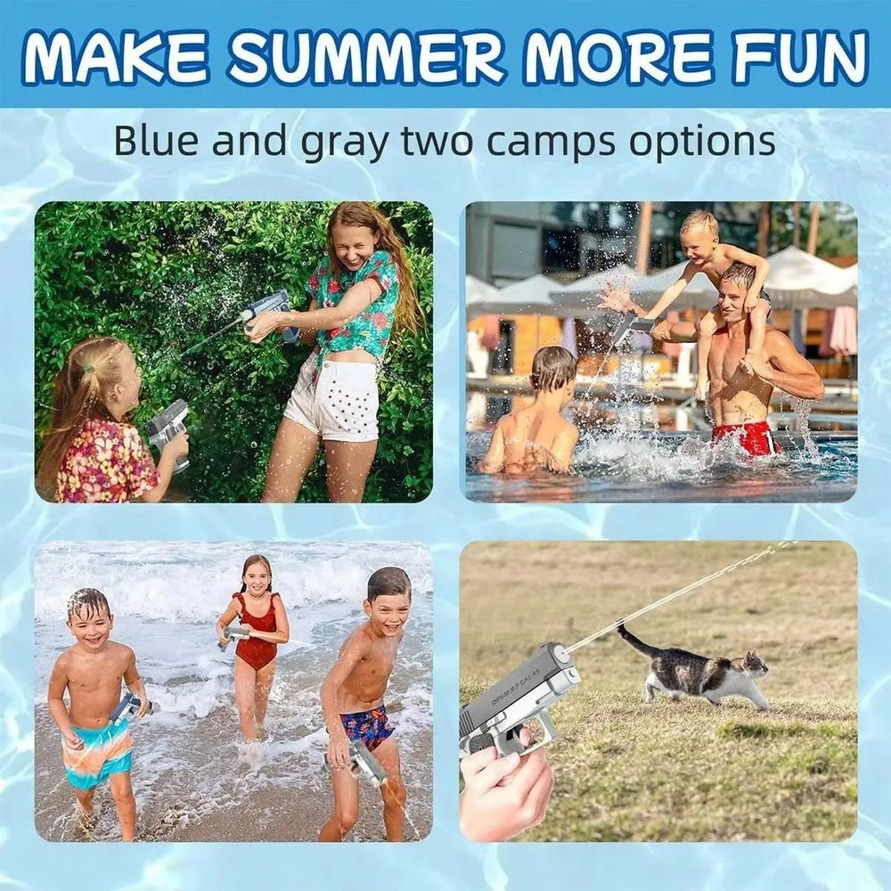 M1911 Water Gun Pistol Toy | Summer Pool Beach Squirt Blaster for Kids and Adults lifestyle view
