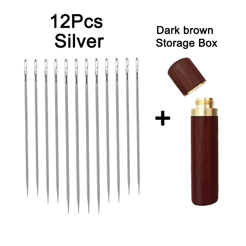Blind Needle Elderly Needle-side Hole Hand Sewing Needles Household Sewing Needless T lifestyle view