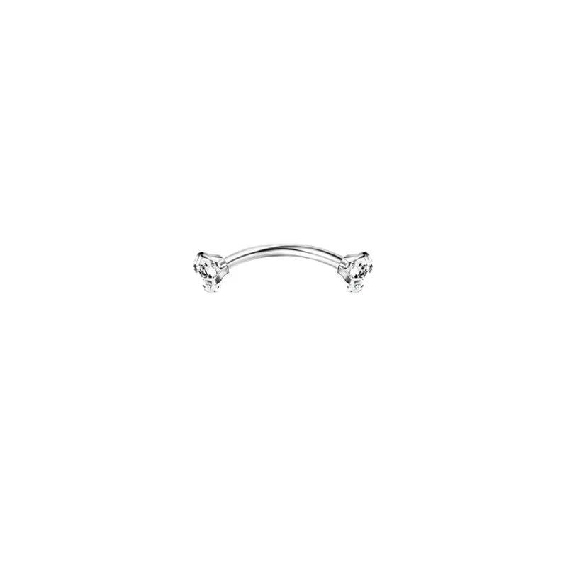 1/11Pcs 16G Eyebrow Rings for Women, Curved Barbell Belly Lip Rings Cartilage Daith E alternate view
