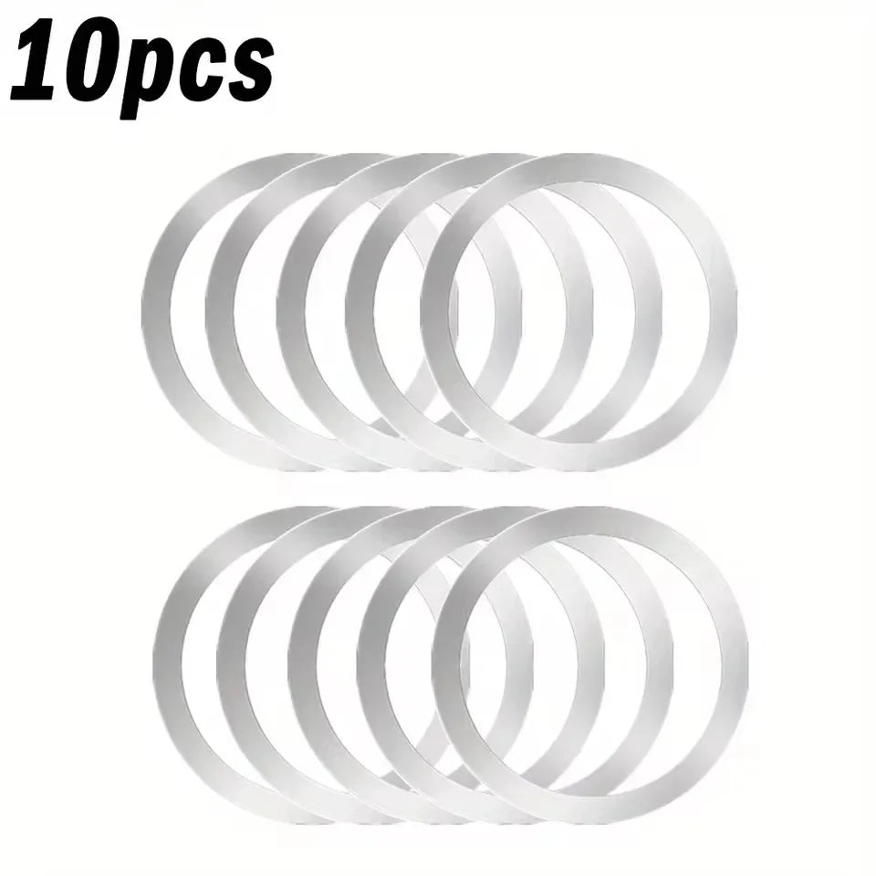 Stainless Steel Universal Magnetic Metal Plate Ring For Magsafe Wireless Charger Ir additional angle