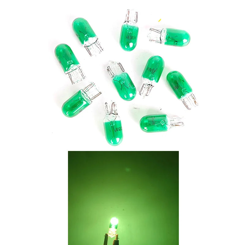 10 X Signal Lamp Glass T10 W5W 12V 5W Car Bulb detail view
