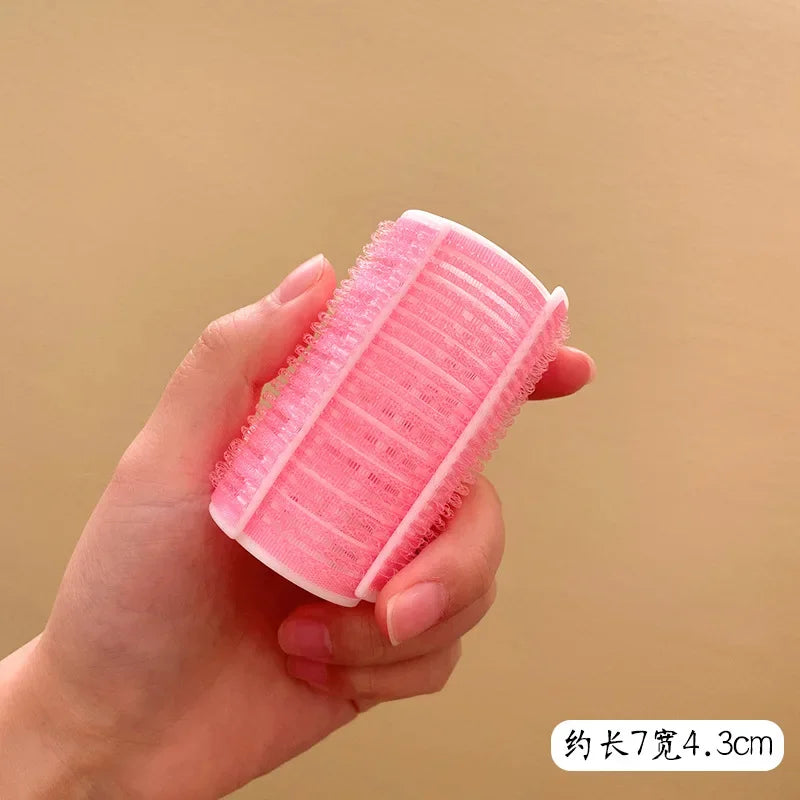 Self-Adhesive Hair Rollers for Curls | Heatless Lazy Hair Curling Tool close-up view