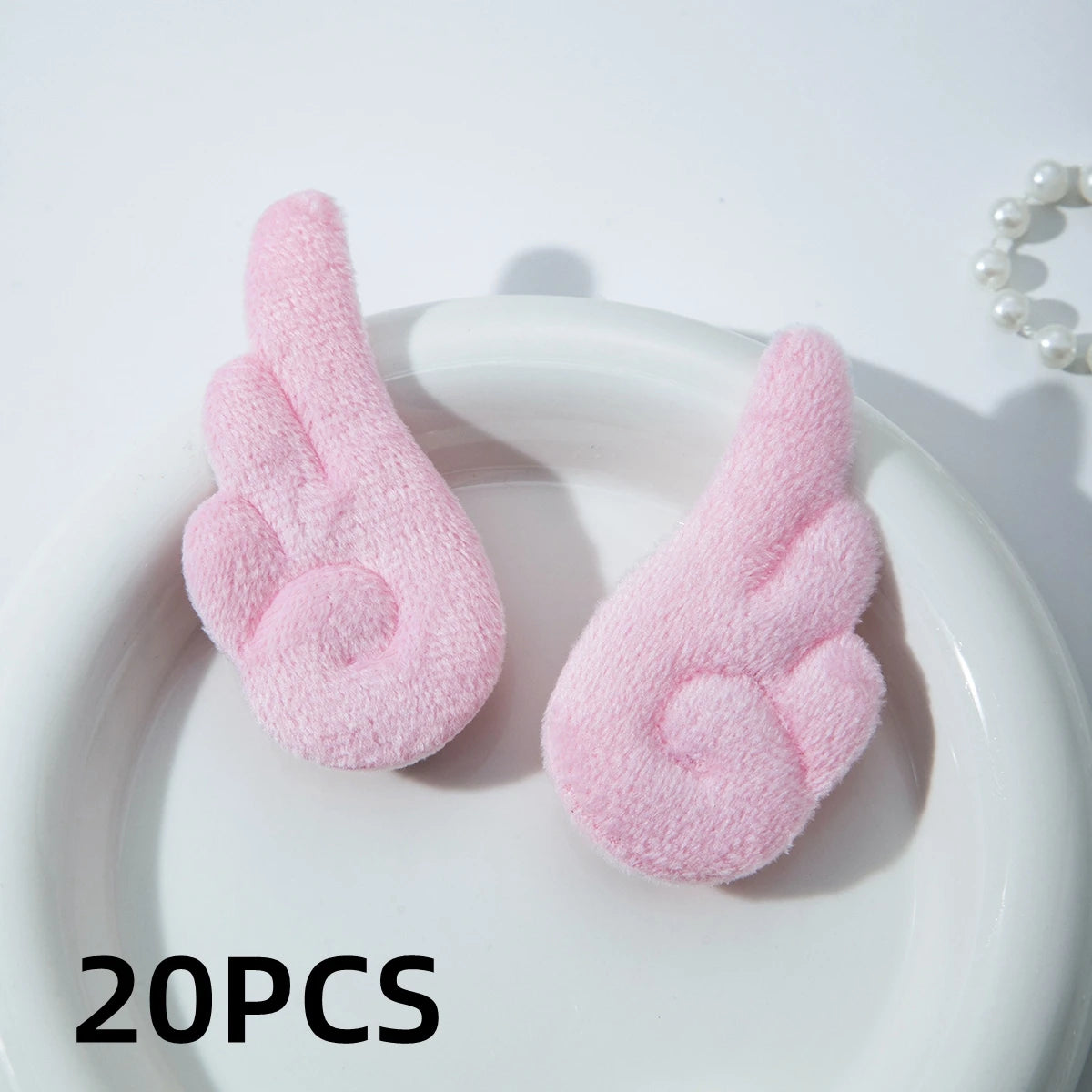 2Pcs/20Pcs 5cm Angel Wings Super Cute Angel Wing Plush Hairpin Girl Hair Clip Accessories Barrettes Hairgrip Headdress Headwear