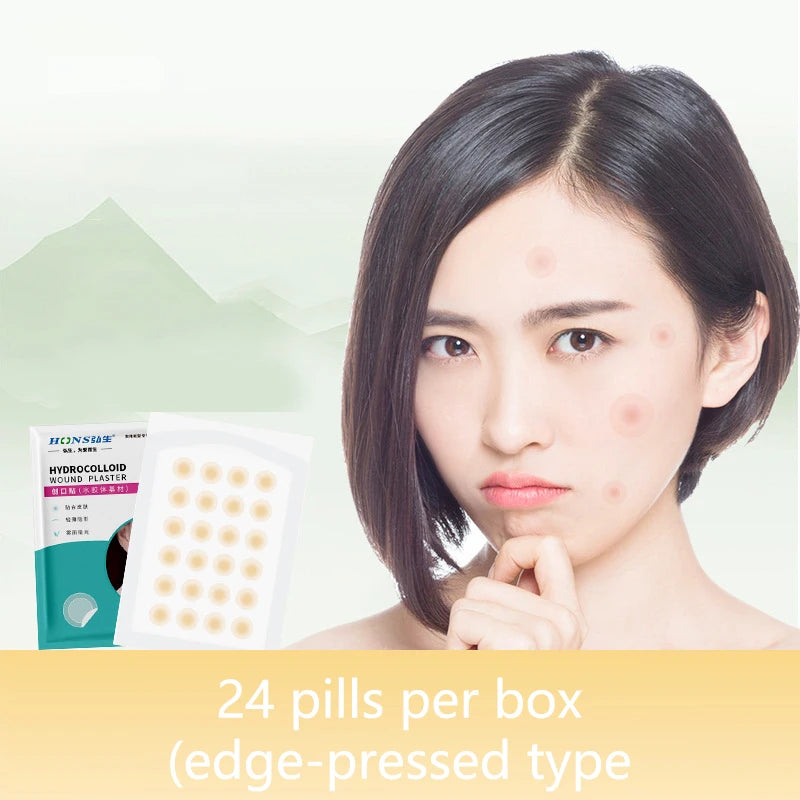 Invisible Acne Patches | Hydrocolloid Pimple Spot Stickers for Clearer Skin detail view