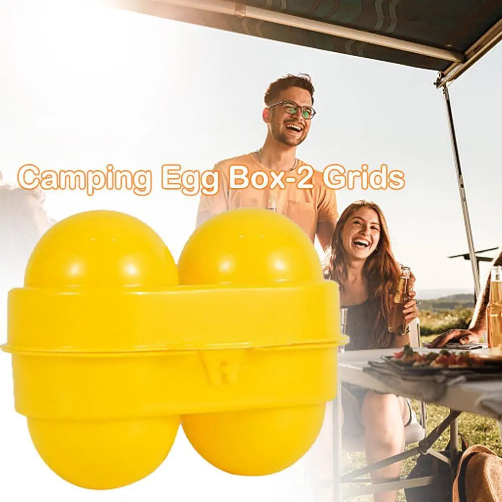 Grid Egg Storage Box Container Portable Plastic Egg Holder detail view