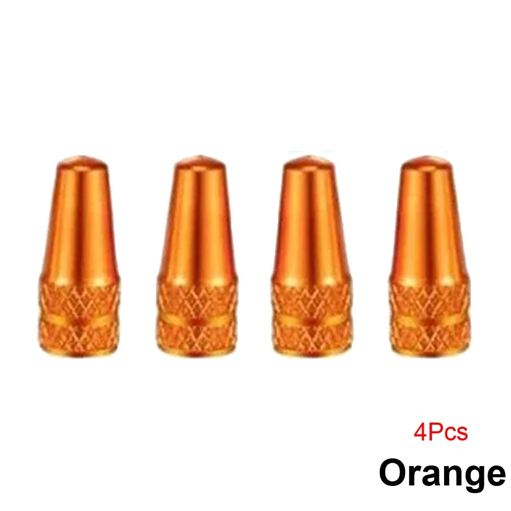 4Pcs Aluminum Presta Valve Caps lifestyle view