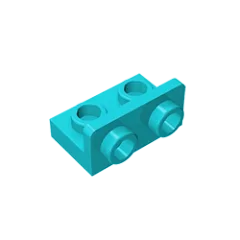 Gobricks GDS-643 Bracket 1 x 2 - 1 x 2 Inverted | Compatible Building Block for Leg additional angle