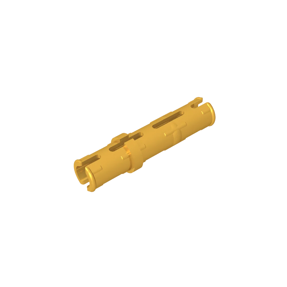 Gobricks GDS-888 Technical Pin 3L with Friction Ridges | Compatible with Lego 6558 close-up view
