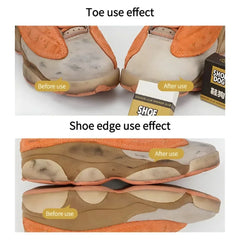 Portable Shoe Wiper, Shoe Shine, Waterproof Cleaning, Suede Leather Sneakers, Rubber D close-up view