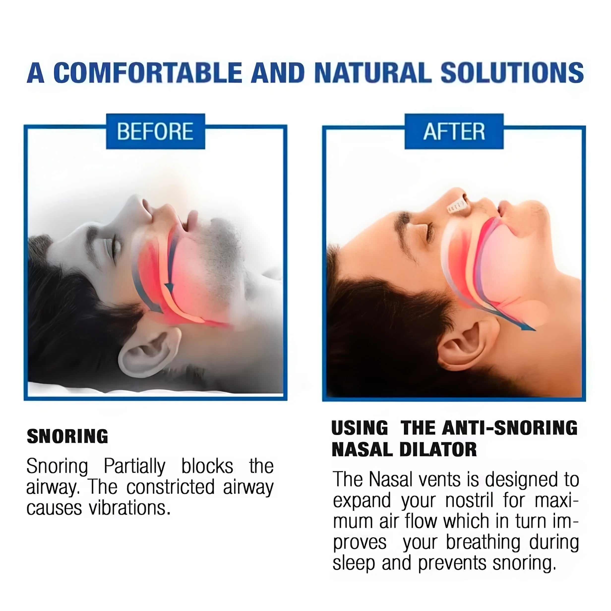 Super Soft Anti-Snoring Device | Nose Hanging Clip for Quiet Sleep detail view