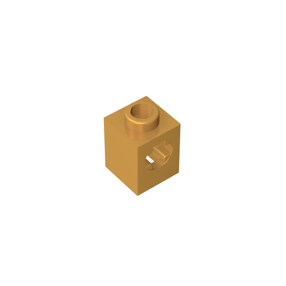 Gobricks GDS-2196 Technical Brick 1 x 1 with Axle Hole | Building Block for Lego lifestyle view