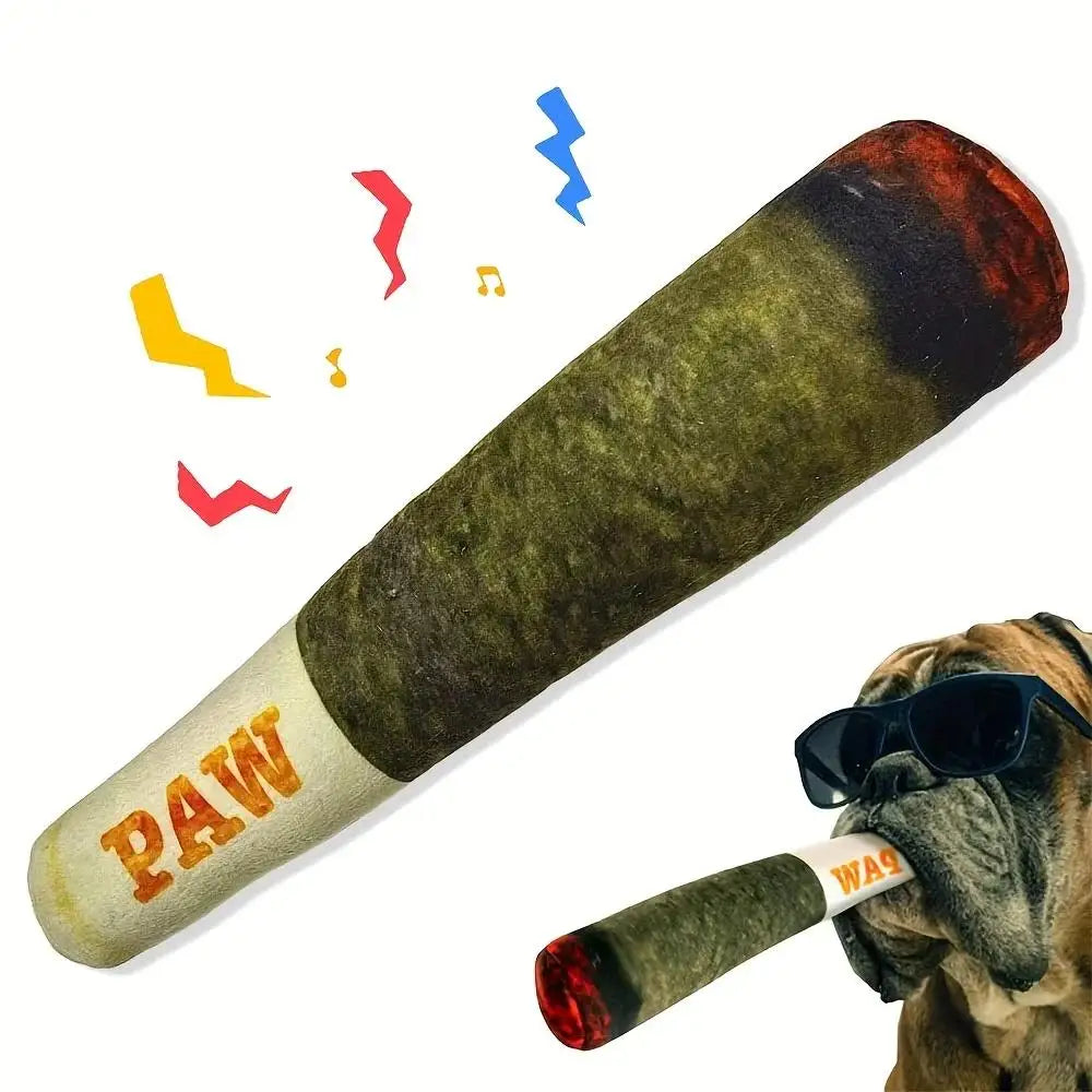 Interactive Dog Joint Sound Puppy Toys Cigar For Small Resistant Squeak Dogs Indestructible Dog Plus