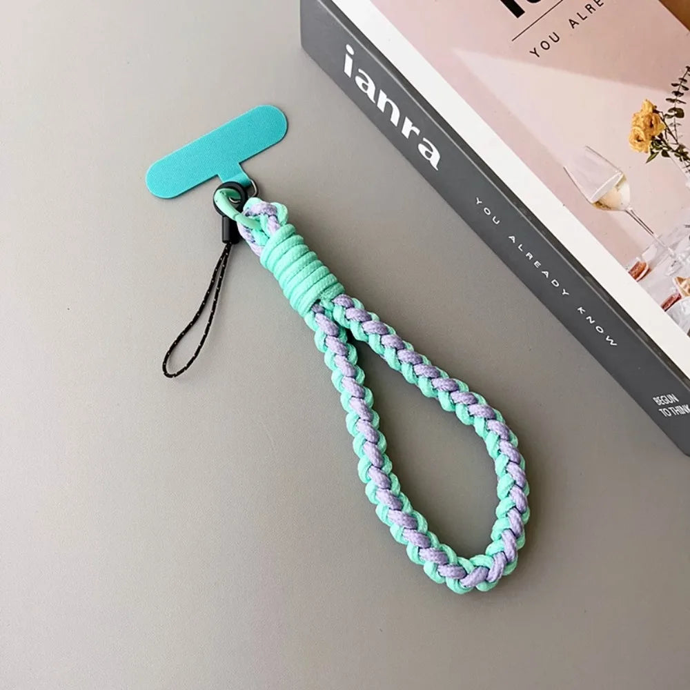 IN Korea Universal Braided Short Mobile Phone Lanyard Strap Hanging Chain Ring Cord w alternate view
