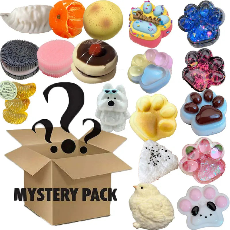 Kawaii Cat's Paw Fidget Toy | Stress Relief Squishy Toy additional angle