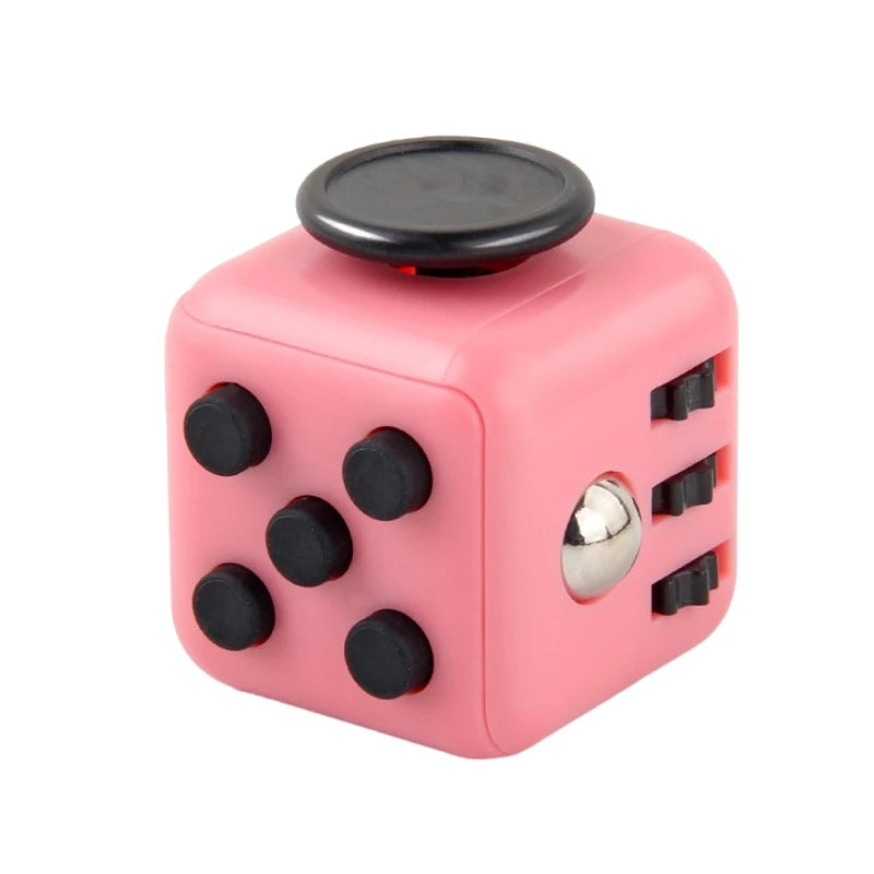 6/12 Sides Rainbow Fidget Cube | Decompression Sensory Toy for Anxiety and ADHD detail view