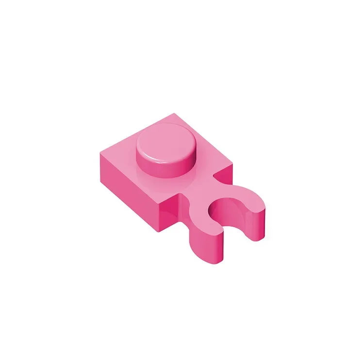 Gobrick GDS-814 PLATE 1X1 W. HOLDER | Building Block for DIY Creations alternate view