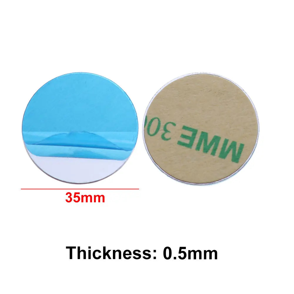 Silver Magnetic Metal Plate for Phone Holder 10 Pcs