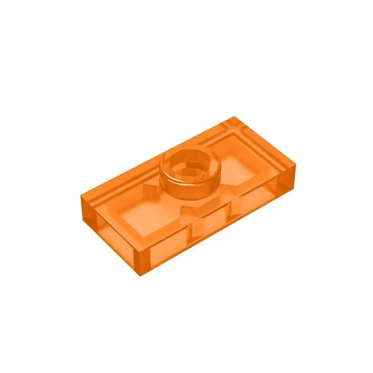 Gobricks PLATE 1X2 W. 1 KNOB | Modified Building Block Compatible with Lego 15573 alternate view