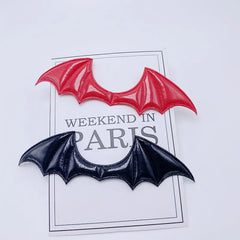 Devil Bat Wings Leather Wings Handmade DIY Jewelry Accessories Halloween Clothing Vampir detail view