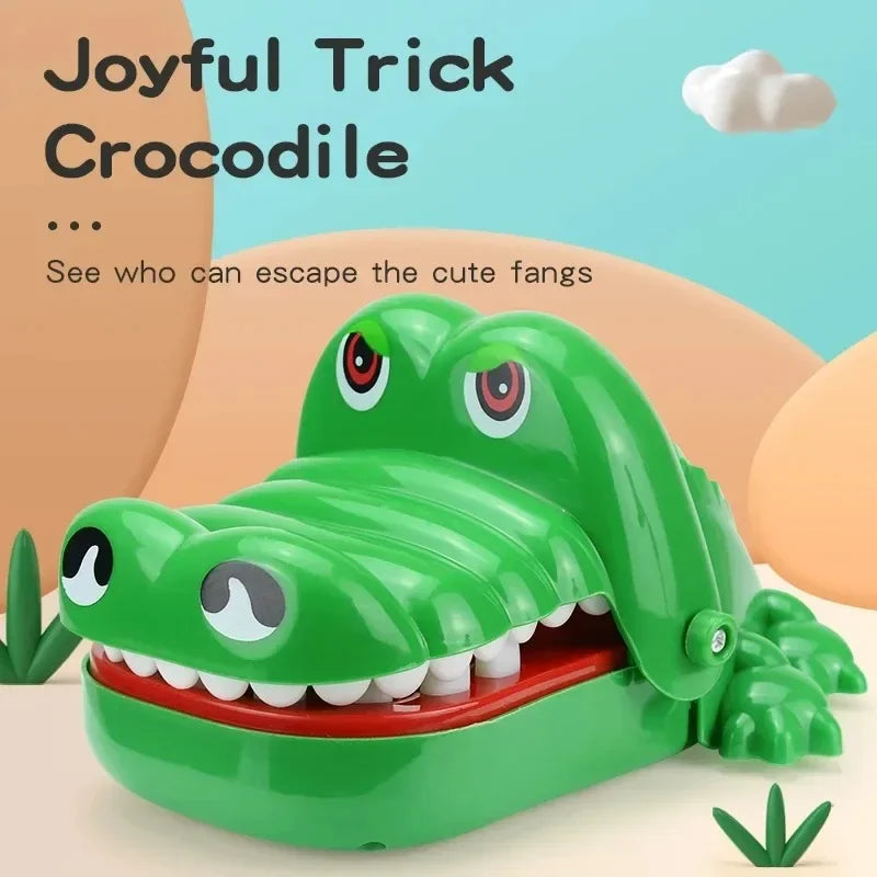 Bite Finger Crocodile Pinch Toy Classic Family Games Party Mischief Children's Lucky Games Stress Re