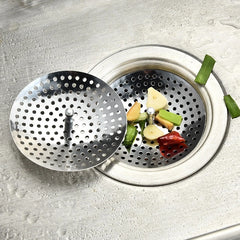 Kitchen Sink Strainer Stopper Stainless Steel Replacement Drain Filter Bathtub Hair Catcher Waste Ho