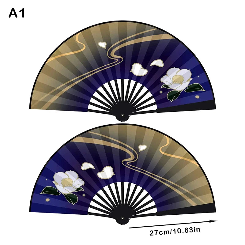Genshin Impact Ayaka Cosplay Fan | Folding Hand Fan Prop for Cosplay detail view