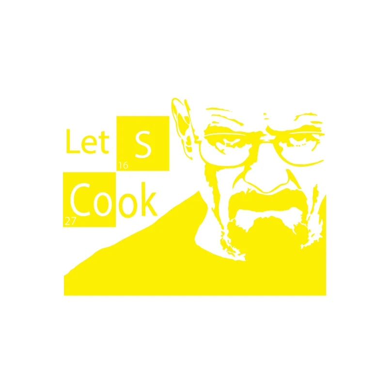 Instant Pot Vinyl Sticker | Kitchen Lets Cook Pressure Cooker Decal, Breaking Bad H additional angle