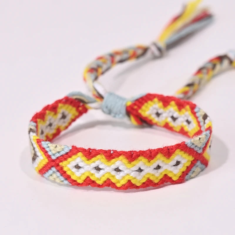 Rope Weave Bohemia Friendship Bracelet | Handmade Summer Beach Jewelry for Women lifestyle view
