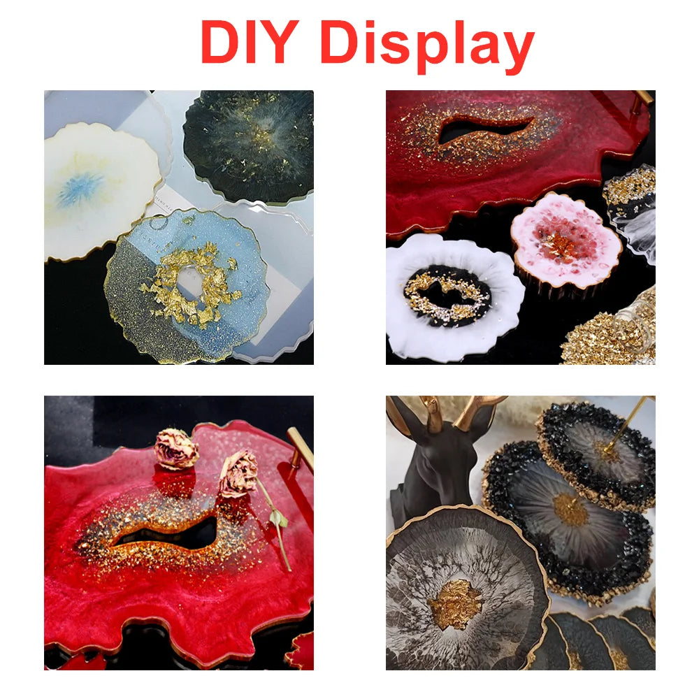 30g/Box Crushed Glass Stones Resin Filling Irregular Broken Stone for DIY Epoxy Resin Mo detail view