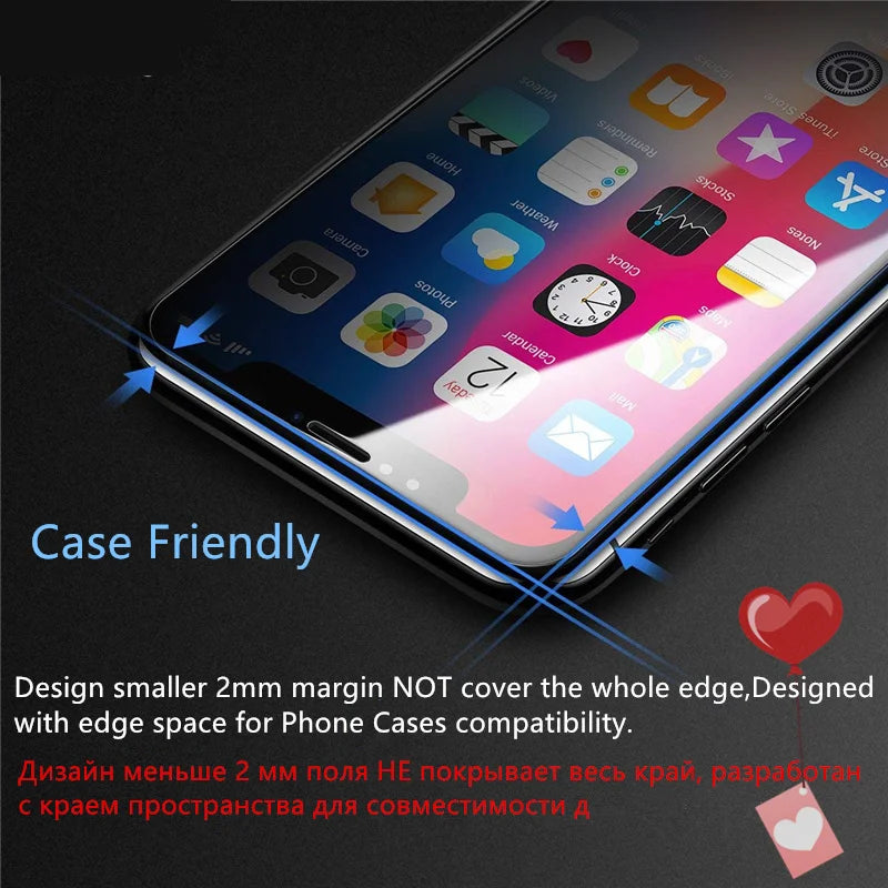 4pcs For iPhone 16 Pro Max Glass iPhone 16 15 14 13 Pro Max Tempered Glass Full Cover Glue 9H Screen Protector iPhone 16 Pro Max