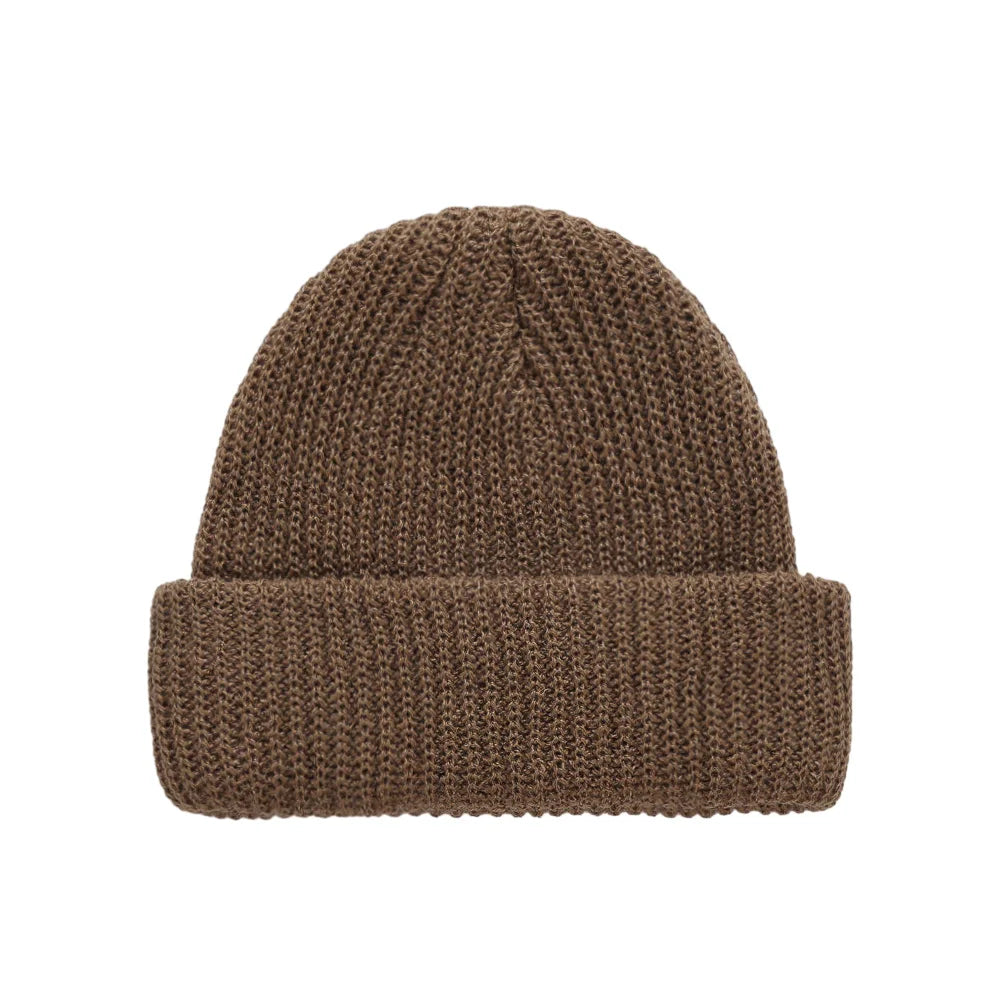 Baby Knitted Turban Hat for Boys Girls | Solid Color Winter Beanie close-up view