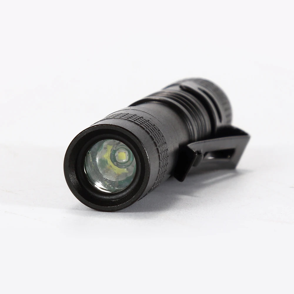3W XPE LED Mini Penlight Flashlight | Portable Outdoor Compact Light close-up view