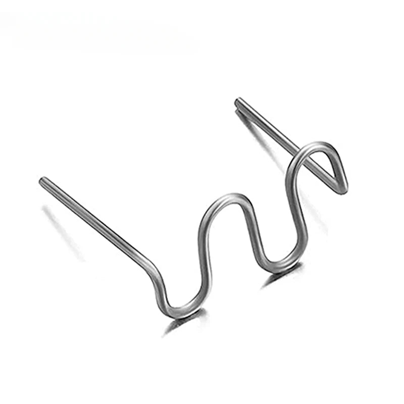 Stainless Steel Plastic Welder Hot Rivet Staples | Bumper Welding Staples Kit close-up view