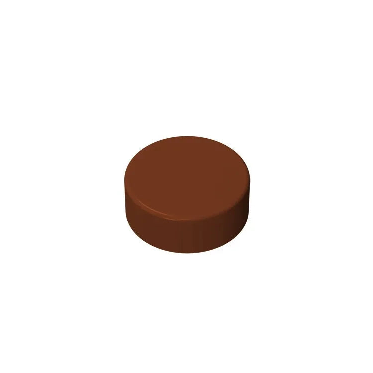 Gobricks GDS-612 Flat Tile 1x1 Round | Compatible Building Block alternate view