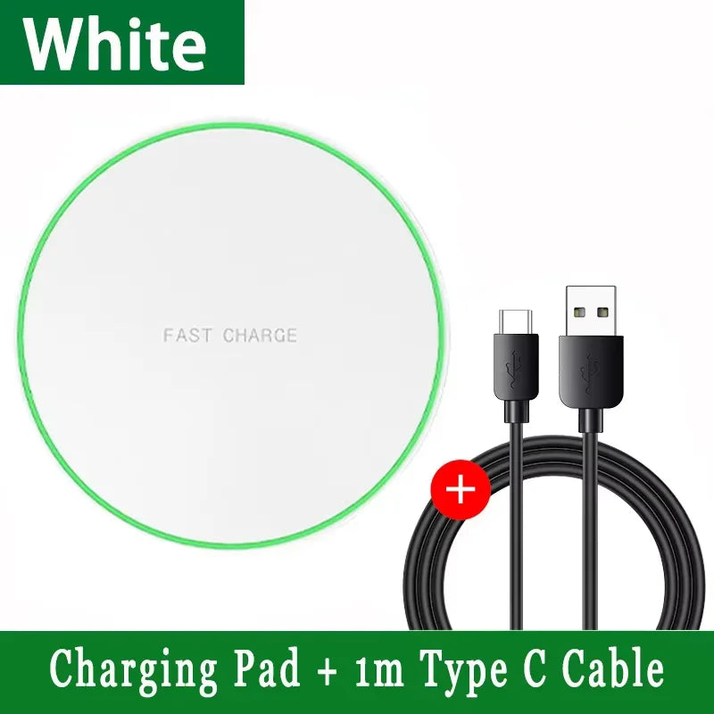 Wireless Charger Mobile Phone Chargers Pad Stand For iPhone 16 15 14 13 12 11 Pro Max close-up view