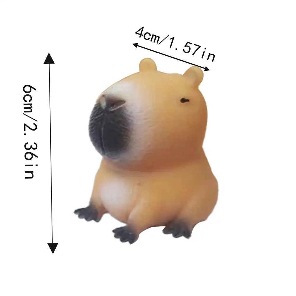 Squishys Capybara Squeeze Toy | Soft Fidget Stress Relief Pinch Toy detail view