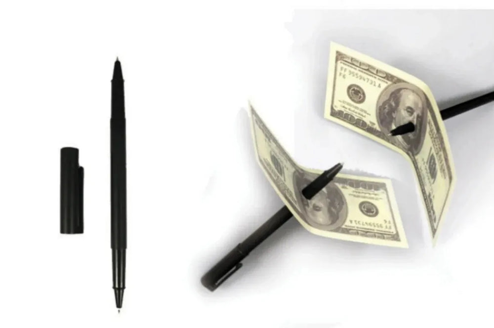 Magic Pen Trick for Bills | Close-Up Street Magic Prop lifestyle view