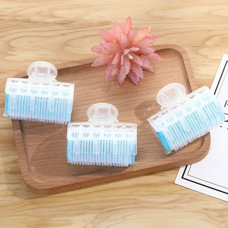 3pcs/pack Air Bangs Curling Roller Hair Rollers Bang Roll Curler Plastic Self-adhesiv lifestyle view