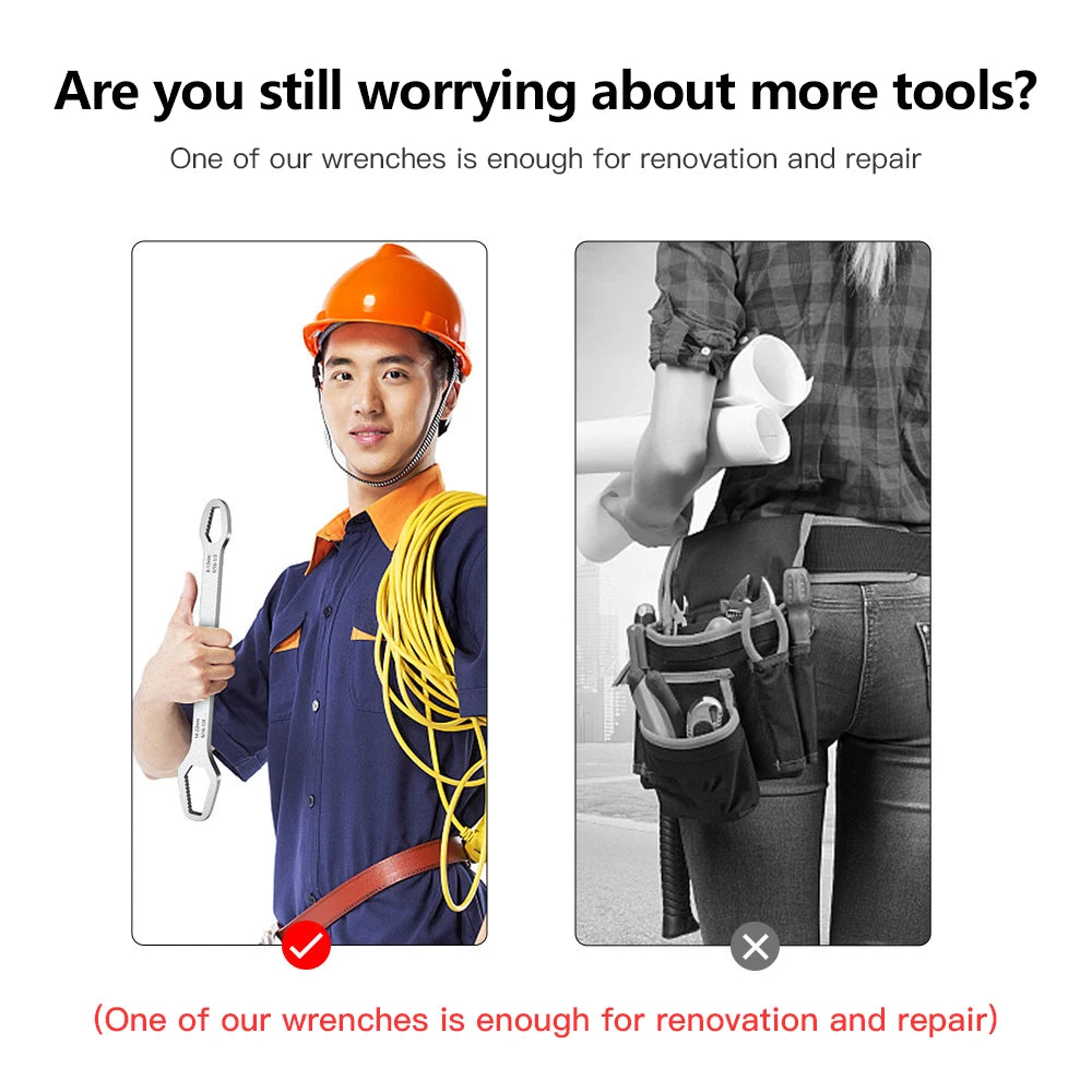 8-22mm Universal Torx Wrench | Self-Tightening Adjustable Glasses Wrench lifestyle view
