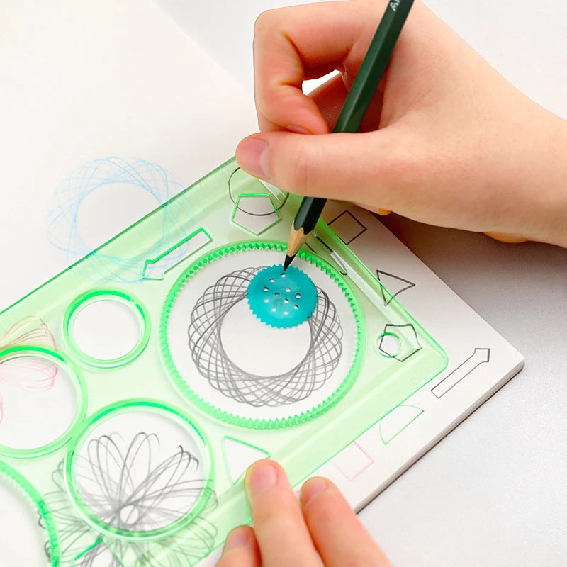 Creative Geometry Spirograph Drawing Stencils Set Painting Template Art Crafts Kids E alternate view