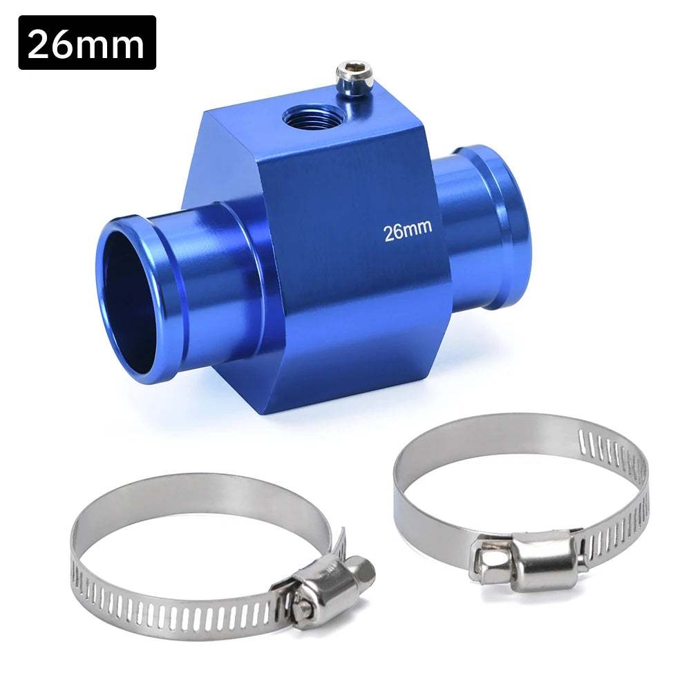 Aluminum Water Temperature Sensor Adapter 28-40mm Hose