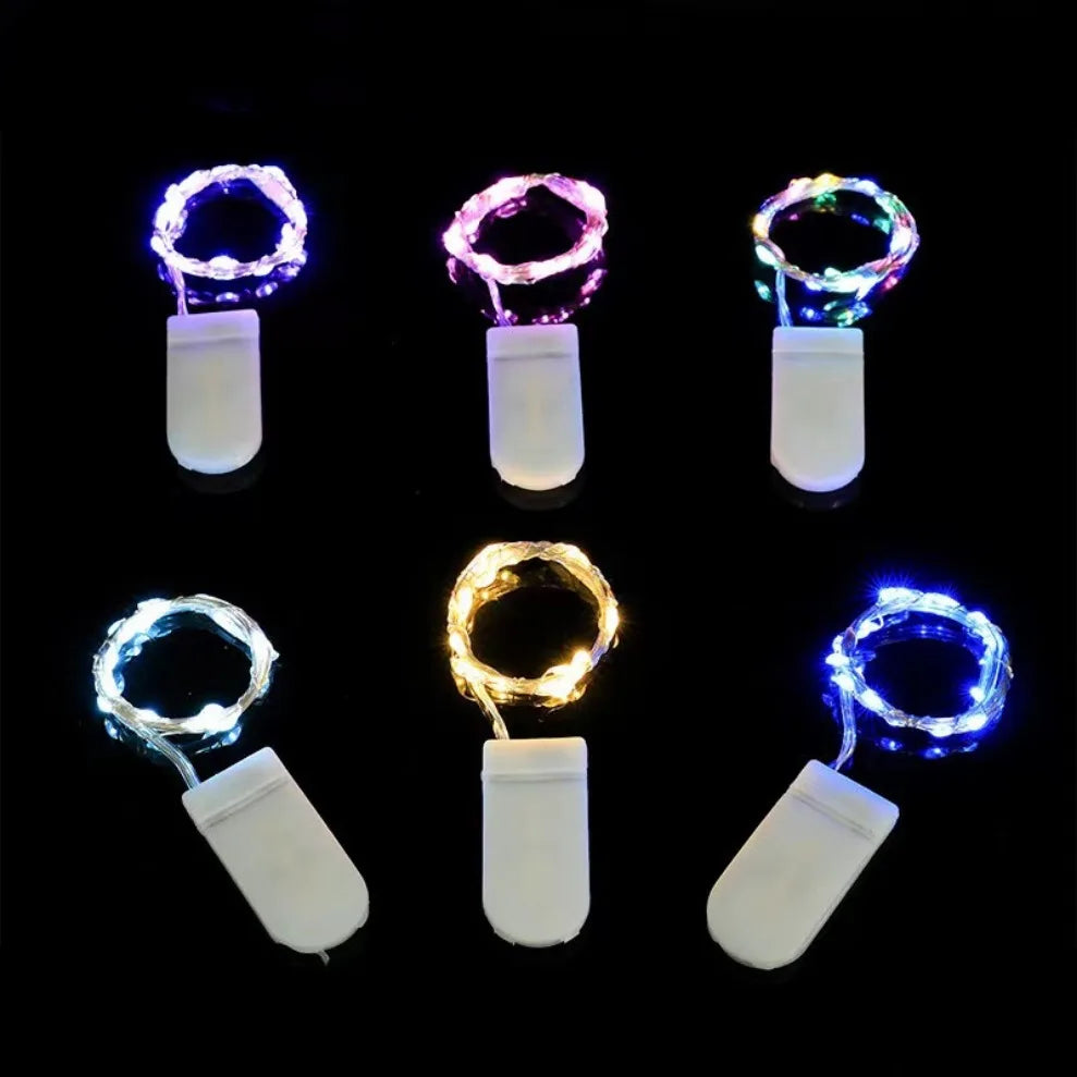 5M LED String Lights Waterproof Led Copper Wire Fairy Lights Battery Operated DIY Weddin detail view