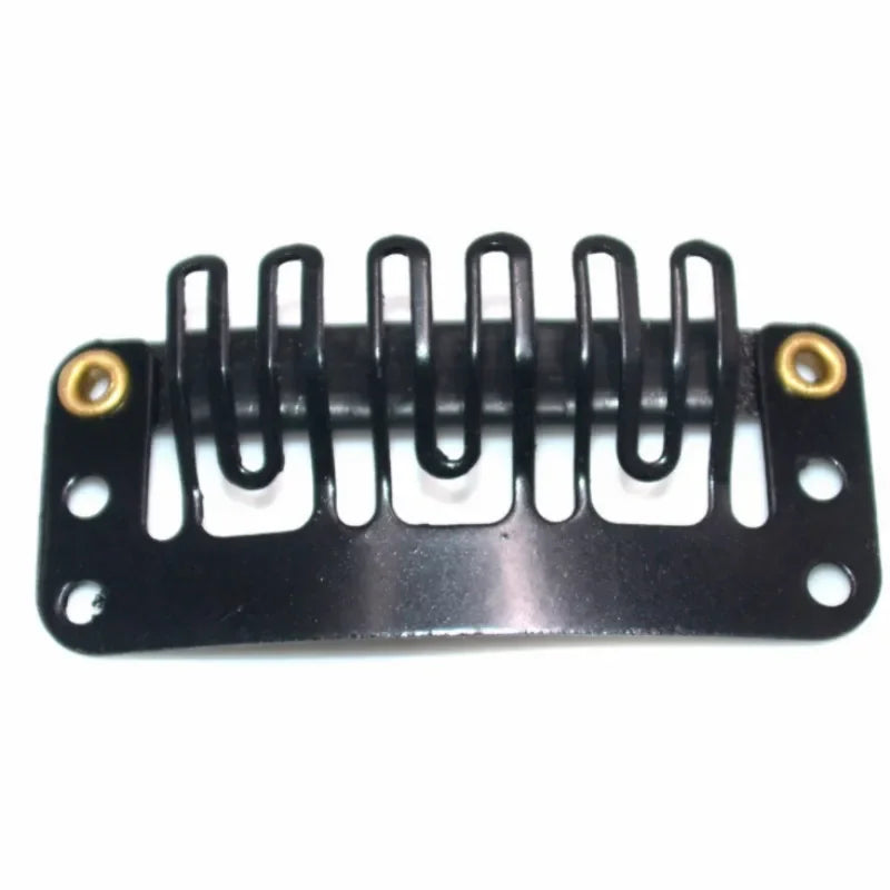 10 Pcs/set U 3.2cm 2.7cm Wig Clips Snap for Human Hair Extensions/Weaving Extensions Medium Professional Salon Accessories Clips